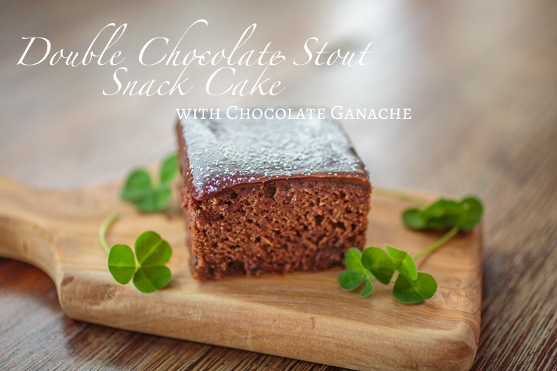 Chocolate Stout Snack Cake @theeggfarm.com